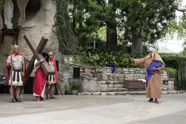 Inside San Antonio’s annual Good Friday Passion Play: months of volunteer work behind a downtown tradition